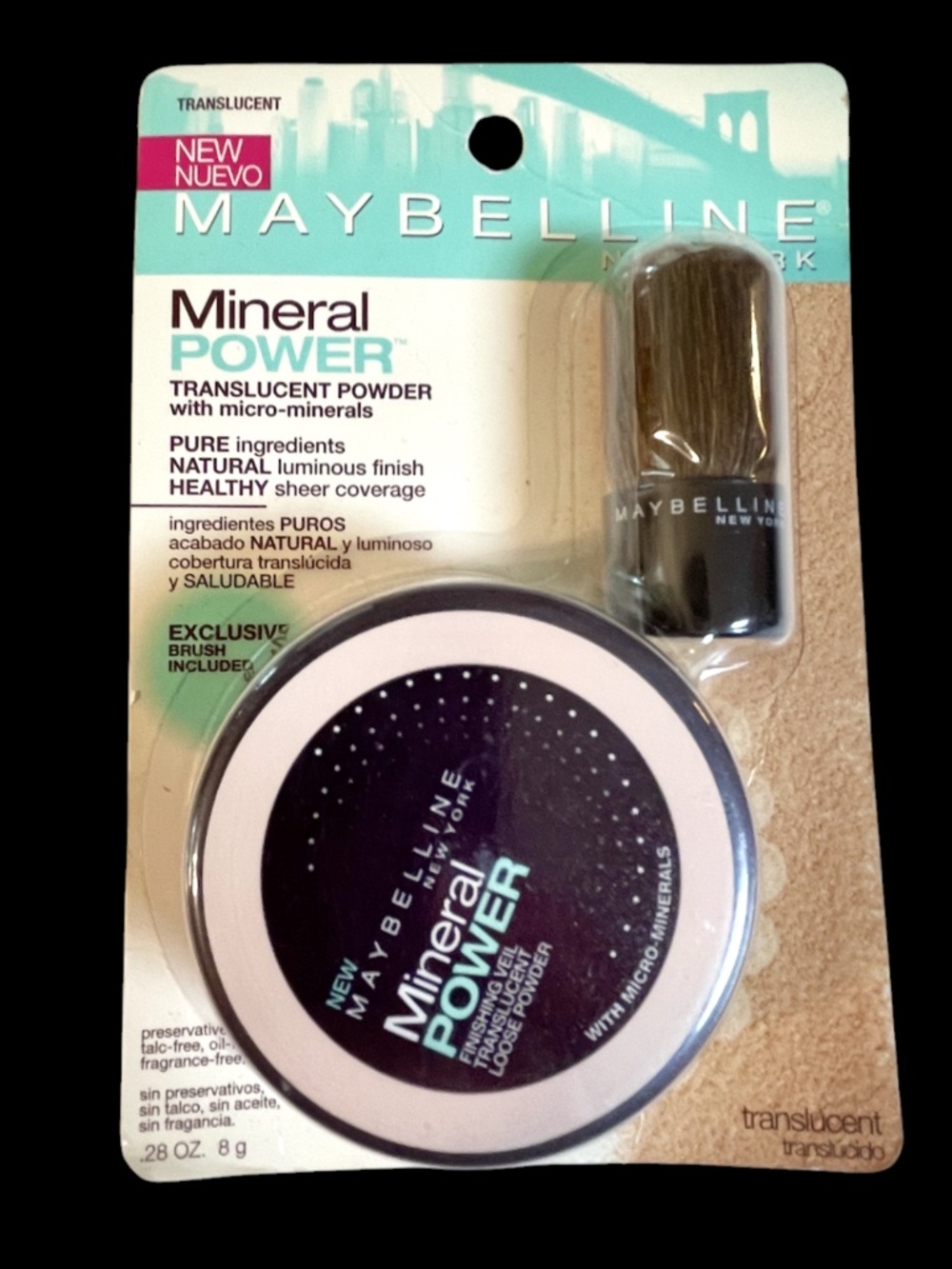 Maybelline Mineral Power Translucent Loose Powder New SEALED .28 Oz